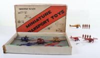 Scarce Pre War B.L. & Co Ltd Miniature Transport Toys Aircraft Set 6FF