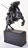 Ludwig Habich (1872-1949) Bronze Figure of a Wurttemberg Uhlan Charging