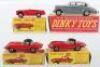 Four Boxed Dinky Toys Cars