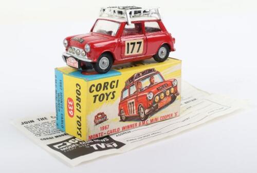 Corgi Toys Corgi Toys 339 Monte Carlo 1967 Winner B.M.C Mini Cooper S