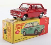 Dinky Toys 138 Hillman Imp Saloon, metallic red body, Scarce red interior