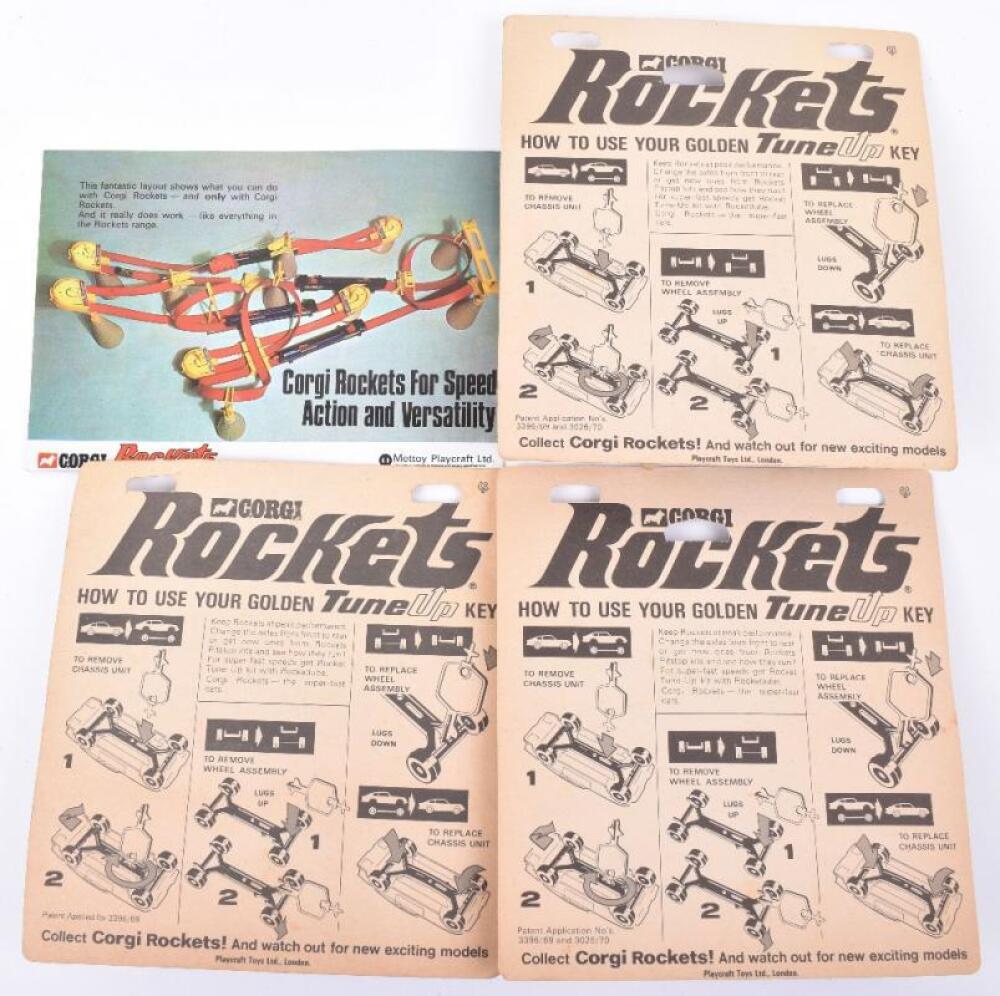 Three Carded Corgi Rockets