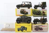 Four Boxed French Dinky Toys Military Models