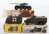 Three Boxed French Dinky Toys Military Models