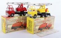 Two Boxed Dinky Toys 970 Bedford TK Jones Fleetmaster Cantilever Cranes