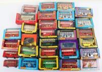 Quantity of Corgi and Matchbox 1970s buses diecast models