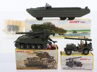 Boxed French Military Dinky Toys 813 AMX with 155mm Gun