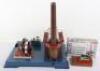 Wilesco tinplate twin-cylinder Steam Plant - 5