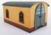 Bing tinplate 0 gauge Engine shed, 1920s