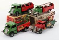 Tri-ang Minic Dust carts and Breakdown lorries