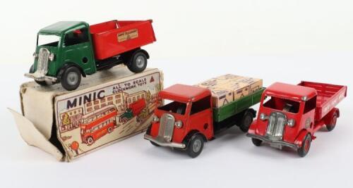 Three Tri-ang Minic Articulated lorries