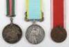 Royal Navy Victorian Campaign Medal Group of Three, - 3