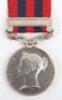 Indian General Service medal 1854-95 HMS Hastings - 3