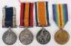 Royal Navy Long Service Medal Group of Four Covering Service from the Boer War to the First World War to a Stoker who Finished his Service in the Coastguard - 2