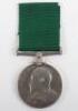 Edward VII Volunteer Force Long Service Medal to the Durham Royal Garrison Artillery