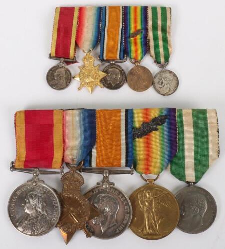 A Fine Royal Navy Medal Group of Five to an Engineer Rear Admiral Who Served in the Boxer Rebellion, Was Present in the Rescue Operations at Messina and was Mentioned in Despatches for Service on HMS Liberty During the Action off Heligoland, 28th August 1