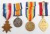 Great War Prisoner of War 1914 Star Medal Trio Northumberland Fusiliers - 2