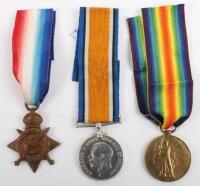 1914 Star Medal Trio Northumberland Yeomanry,