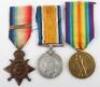 Great War 1914 Star Medal Trio Royal Warwickshire Regiment