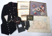 An Important and Well-Documented Medal, Uniform and Paperwork Grouping of Chief Petty Officer W. W. Collins, Royal Naval Volunteer Reserve / Royal Naval Air Service, Who Served as an Observer with No. 1 Kite Balloon Section Aboard the First Kite Balloon S