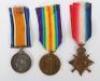 Great War Officers Medal Trio for Service in the Royal Naval Air Service (R.N.A.S) Later Transferring to the Royal Air Force (R.A.F), Spending Some 22 Months Working with Kite Balloons, - 2