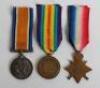 Great War Officers Medal Trio for Service in the Royal Naval Air Service (R.N.A.S) Later Transferring to the Royal Air Force (R.A.F), Spending Some 22 Months Working with Kite Balloons, - 3