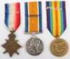 Great War 1918 Casualty Medal Group of 3 to the 18th Middlesex (Pioneer) Battalion - 2