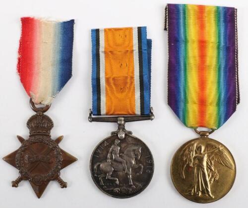 Great War Medal Trio Awarded to a Private in the 3rd London Regiment Who Served in Egypt, Gallipoli and France and was Discharged Due to Wounds Received on the First Day of the Battle of the Somme