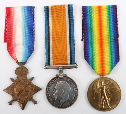 An Interesting First World War Trio of Medals to the 7th Battalion Durham Light Infantry For a Private Who was Wounded and Taken Prisoner of War in May 1915, Returned to the UK in September 1917, Was Discharged and Died at Home 5 days Before the End of th