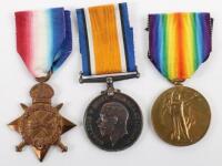 Great War Medal Trio 18th Battalion Durham Light Infantry (1st County), Taken Prisoner of War in 1918