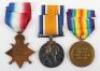 Great War Medal Trio 18th Battalion Durham Light Infantry (1st County), Taken Prisoner of War in 1918 - 2