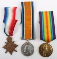 Great War Medal Trio 10th Battalion Durham Light Infantry, Killed in Action September 1916