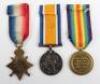 Great War Medal Trio to a Serjeant in the 12th Battalion Durham Light Infantry Who Was Killed in Action During the Failed Attack from Tara Trench on 17th July 1916 - 2