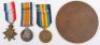 A Great War 1914-15 Star Medal Trio and Memorial Plaque Group to a Private in the 13th Battalion Durham Light Infantry, Killed in Action in 1917 - 2