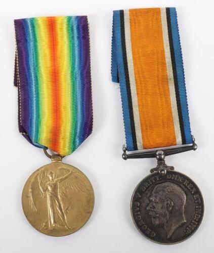 Great War Medal Pair 6th Battalion Durham Light Infantry