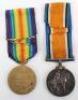 Great War Medal Pair 6th Battalion Durham Light Infantry - 2