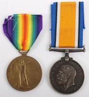 Great War Medal Pair 19th Battalion the Northumberland Fusiliers (Tyneside Pioneers)