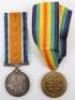 Great War Medal Pair to a Private in the Lancashire Fusiliers who was Killed in the Attack on Guillemont July 1916, Whilst Attached to the 18th Battalion Manchester Regiment - 2