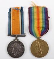 Great War Medal Pair 20th Battalion (Wearside) Durham Light Infantry,