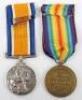 Great War Medal Pair Durham Light Infantry - 2