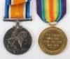 Great War Medal Pair Bedfordshire Regiment - 3