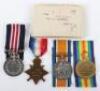 Great War 1918 Casualty Military Medal (M.M) Group of Four Suffolk Regiment and Machine Gun Corps - 4
