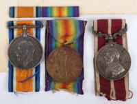 WW1 East Africa Theatre Meritorious Service Medal (M.S.M) Group of Three Royal Engineers Signal Service