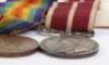 WW1 East Africa Theatre Meritorious Service Medal (M.S.M) Group of Three Royal Engineers Signal Service - 2