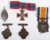 WW1 Royal Red Cross 2nd Class (A.R.R.C) Decoration and British War Medal Group Awarded to Civilian Miss Annie George, Assistant Matron Special Military Surgical Hospital, Edmonton - 2