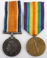 Great War Medal Pair 7th Battalion Northumberland Fusiliers