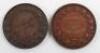 2x Bronze Tyne Electrical Engineers RE Bronze Medallions - 2