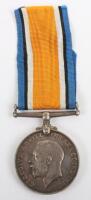 An Unusual Single British War Medal Full Entitlement for Service with the Middlesex Regiment in India During WW1