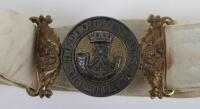 Victorian Duke of Cornwall’s Light Infantry Officers Waist Belt Clasp