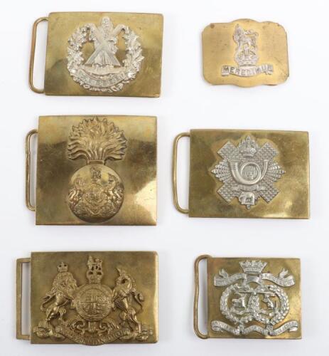 6x Other Ranks Waistbelt Plates